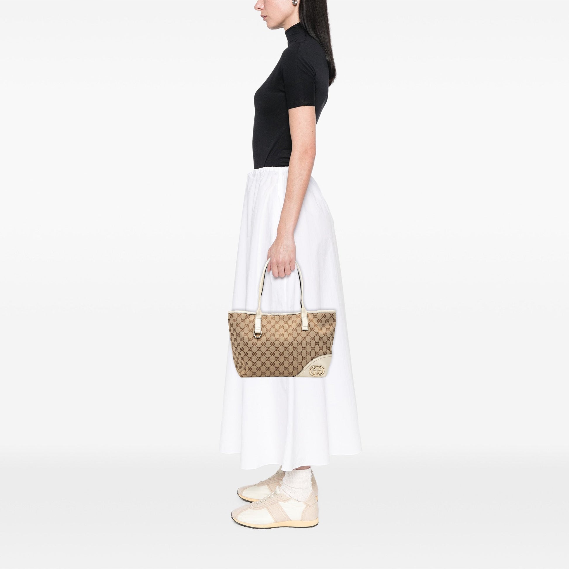 Gucci GG Canvas New Britt Tote