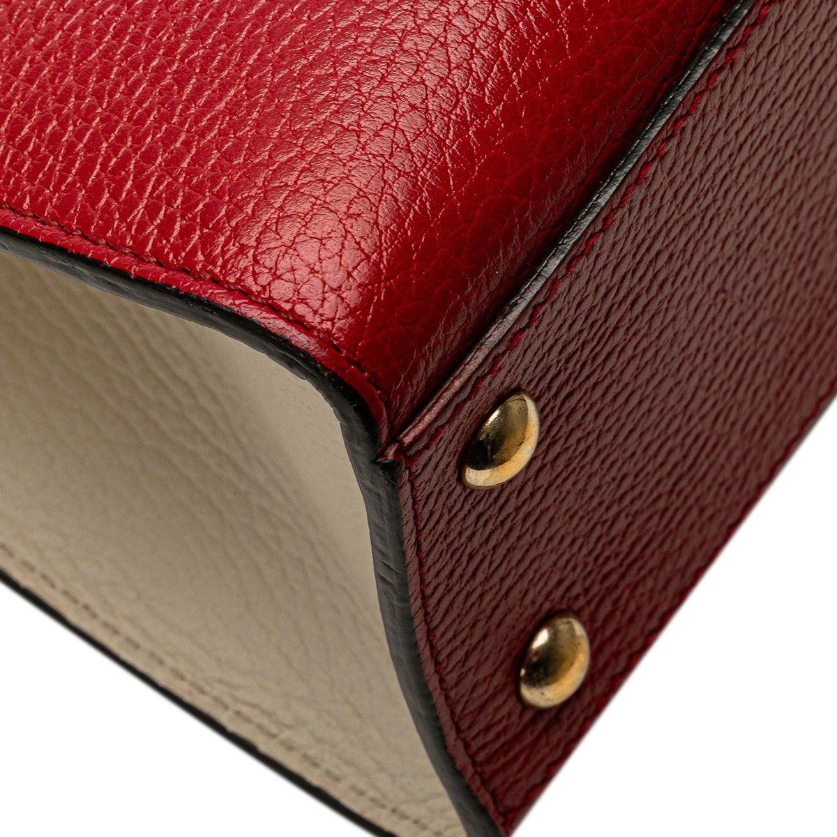 Gucci Medium Tricolor Pebbled Calfskin Soho Convertible Top Handle Bag