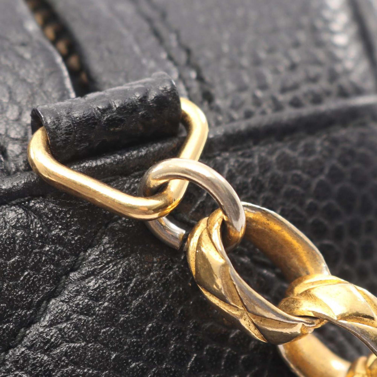 Chanel Caviar Chevron Tassel Camera Case
