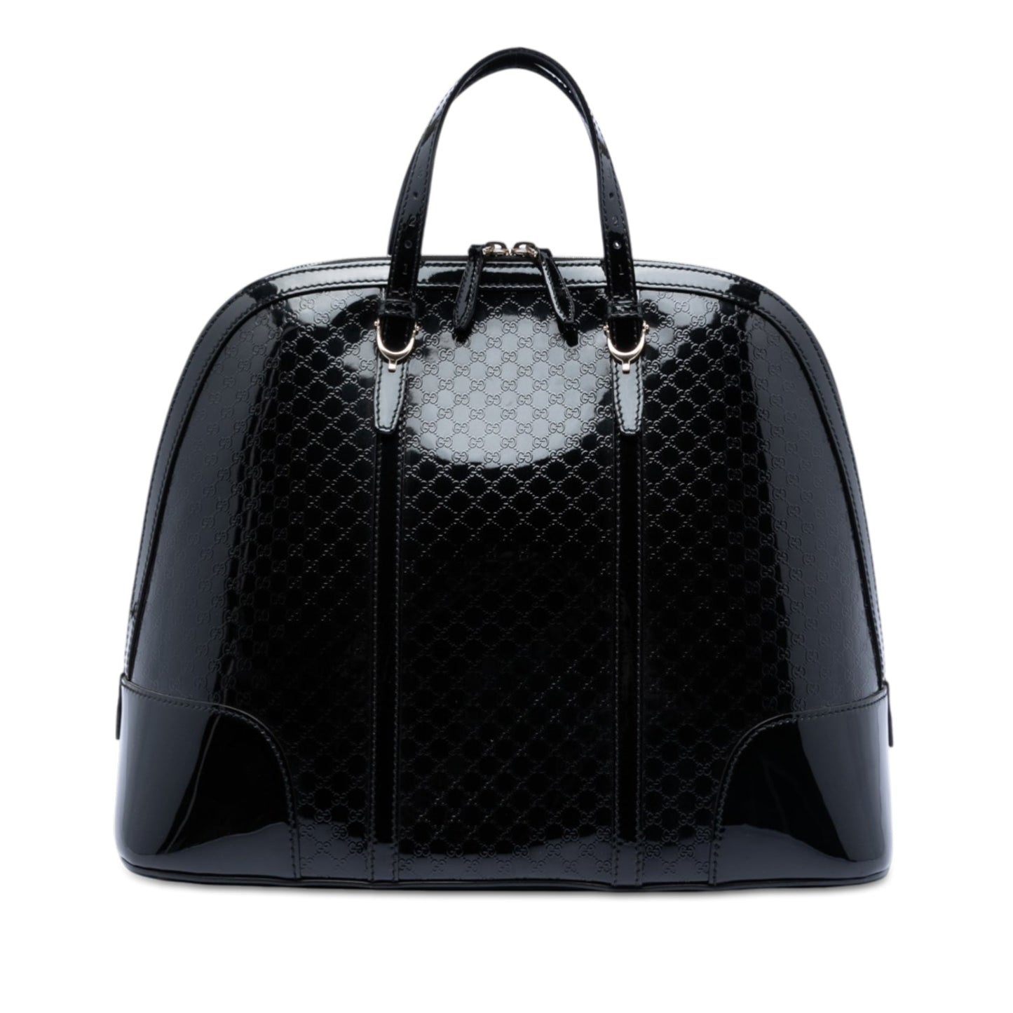 Gucci Large Microguccissima Patent Nice Dome Top Handle Bag