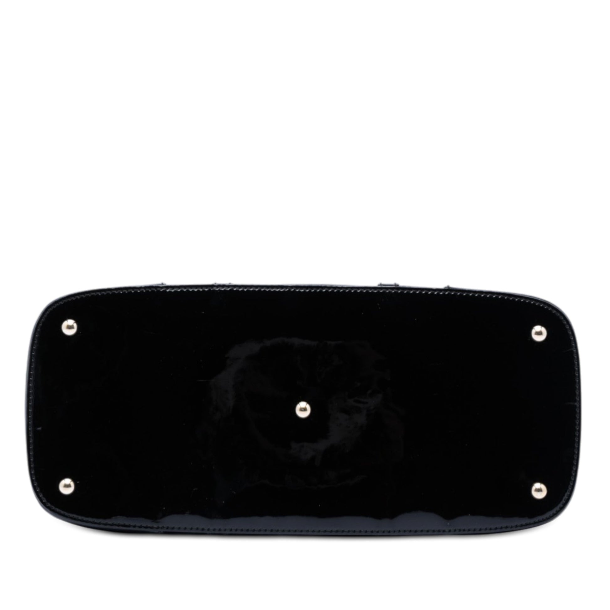 Gucci Large Microguccissima Patent Nice Dome Top Handle Bag