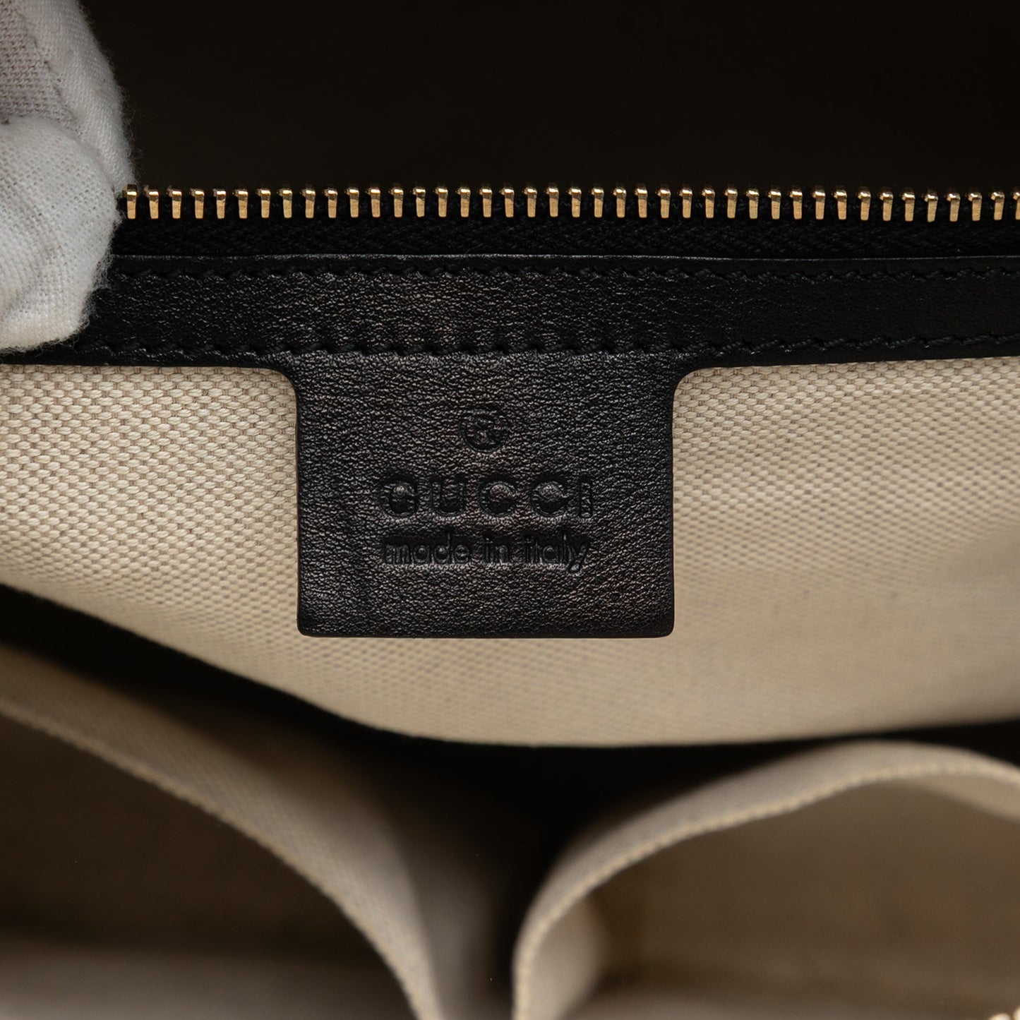 Gucci Large Microguccissima Patent Nice Dome Top Handle Bag