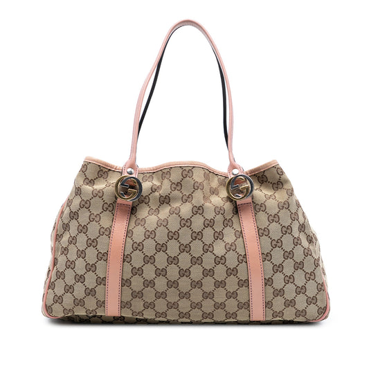 Gucci GG Canvas Twins Tote