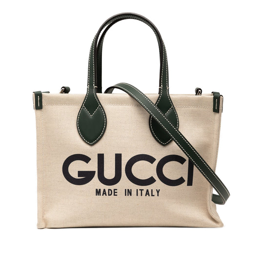 Gucci Medium Canvas Logo Tote