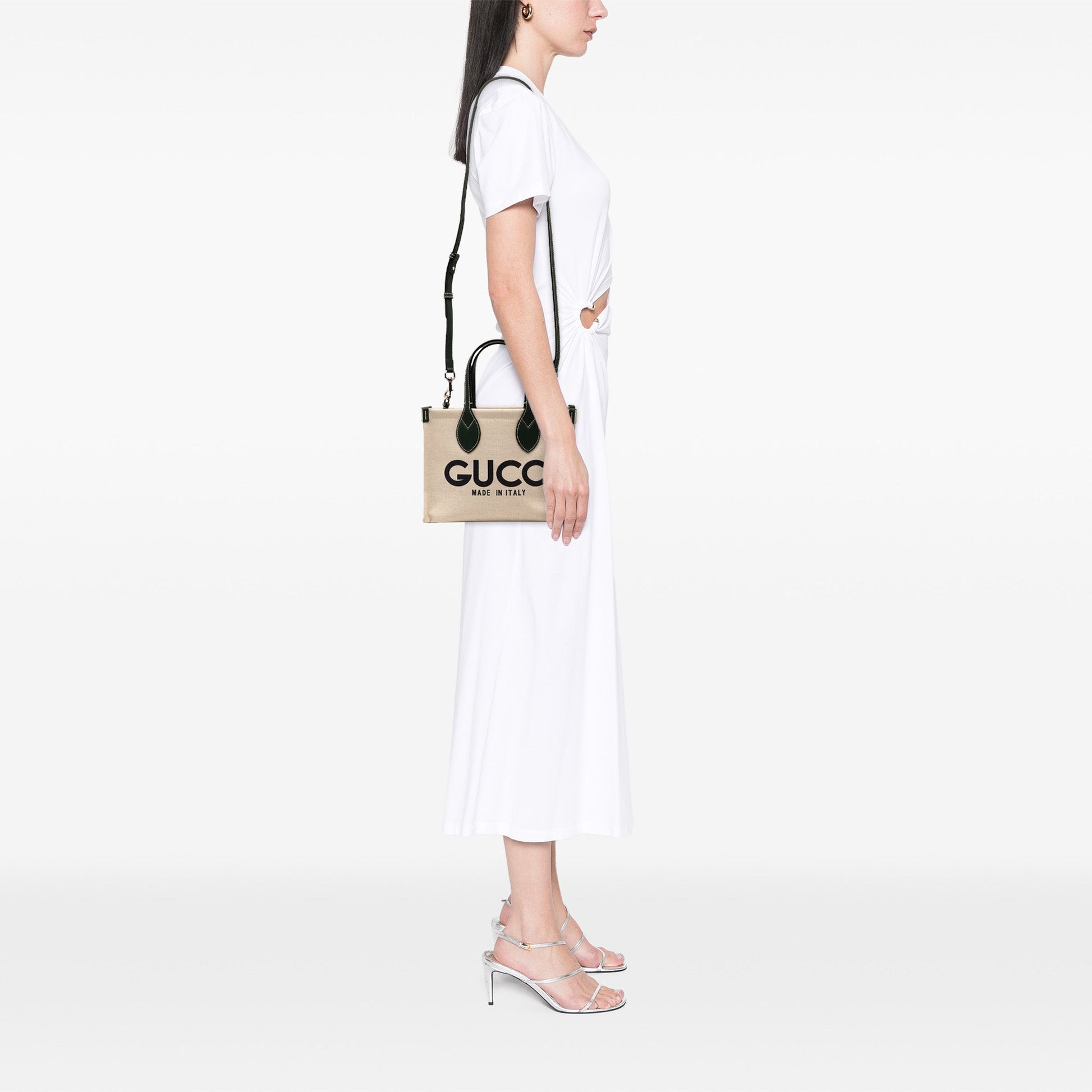 Gucci Medium Canvas Logo Tote