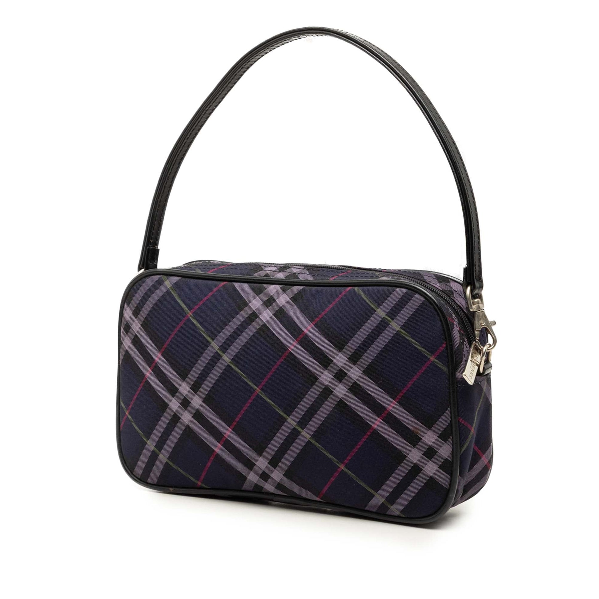 Burberry Supernova Check Canvas Pochette