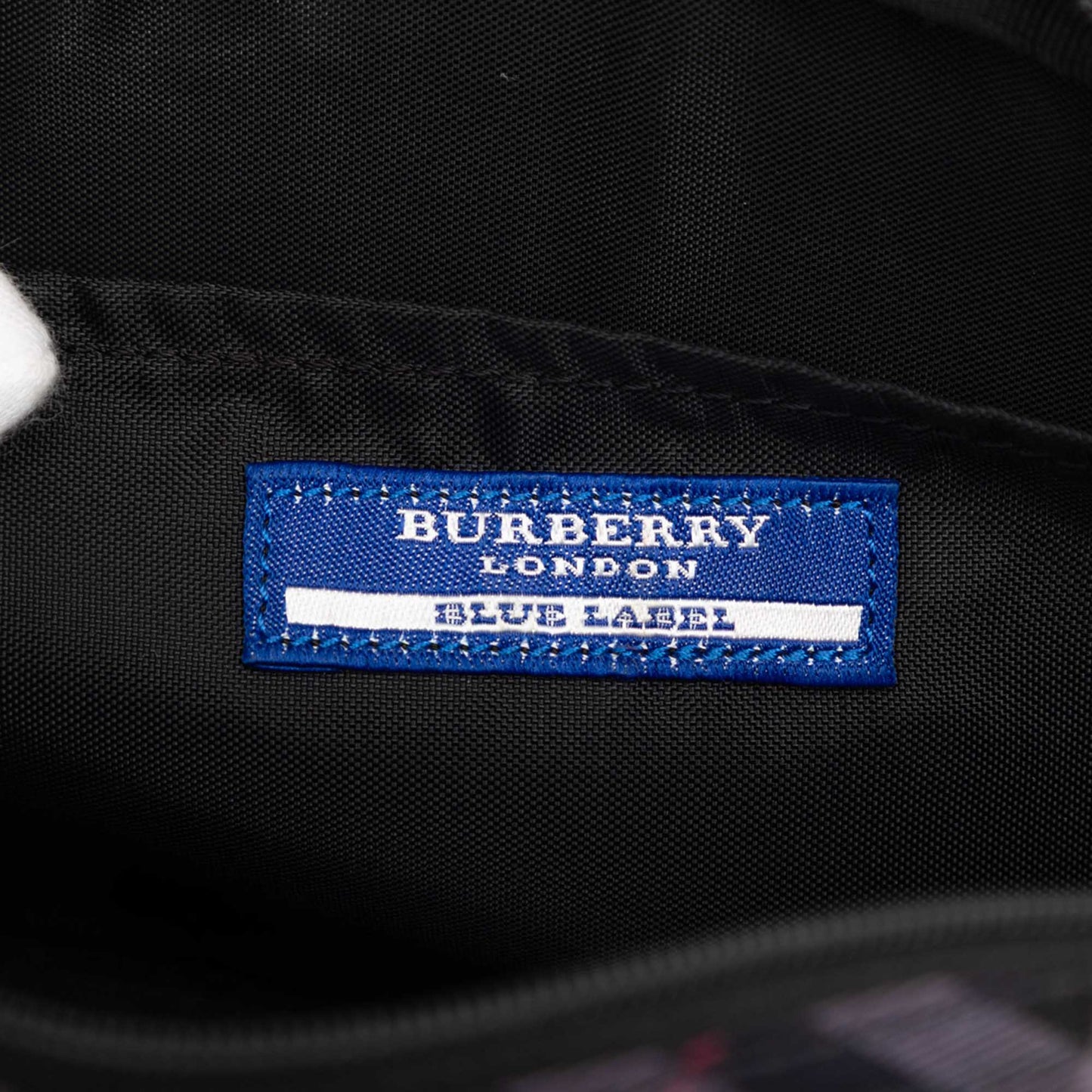 Burberry Supernova Check Canvas Pochette