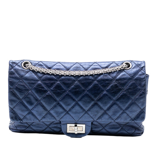 Chanel Metallic Quilted Aged Calfskin Reissue 2.55 Double Flap 227