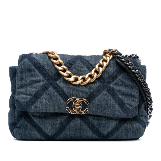 Chanel Large Denim 19 Flap