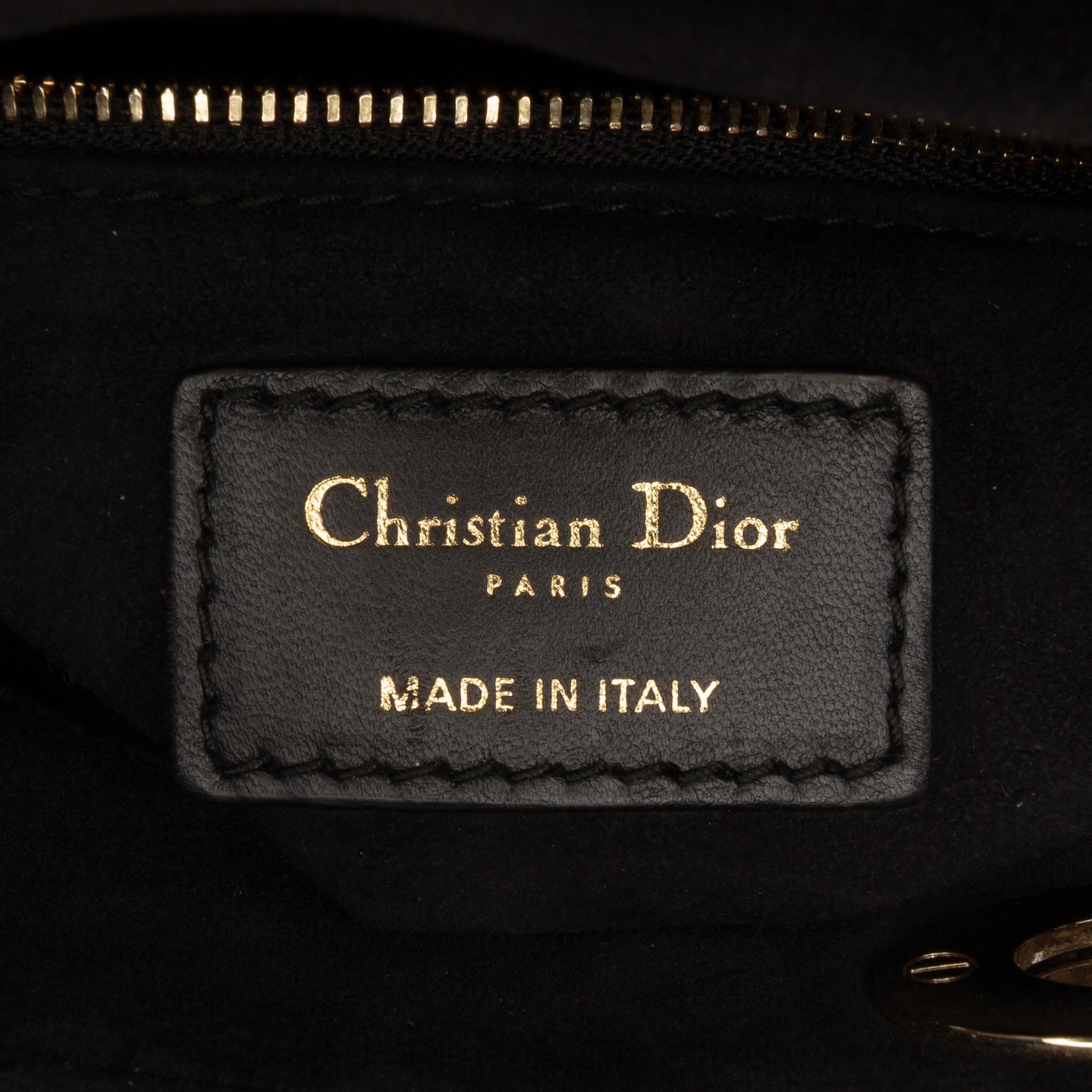 Dior Mini Velvet Cannage Lady Dior