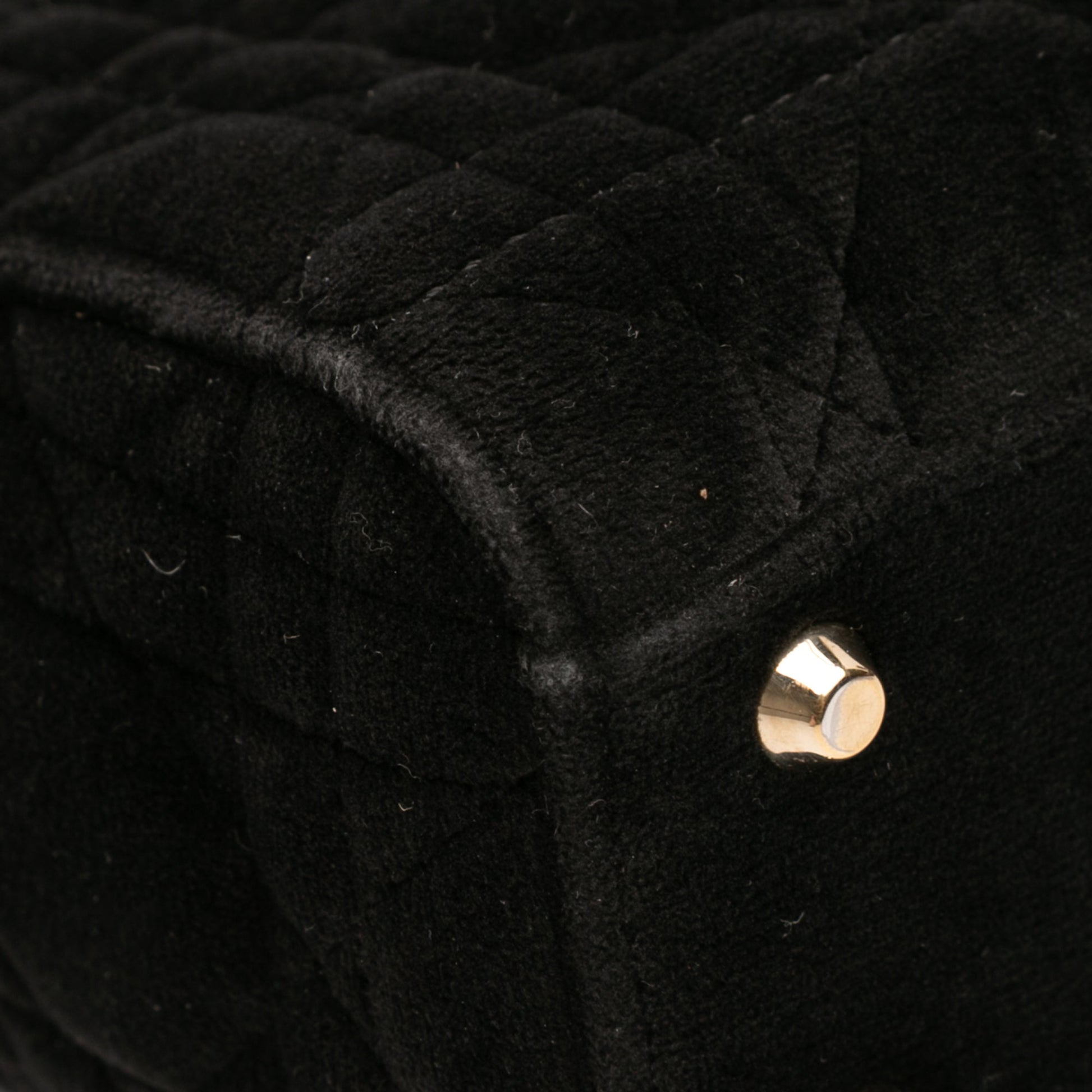 Dior Mini Velvet Cannage Lady Dior