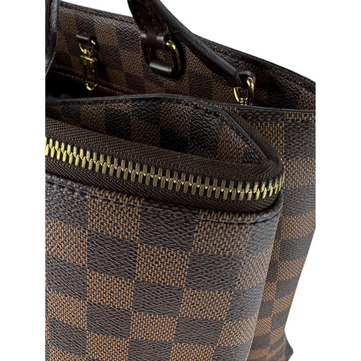Louis Vuitton Damier Ebene Brompton — Brown