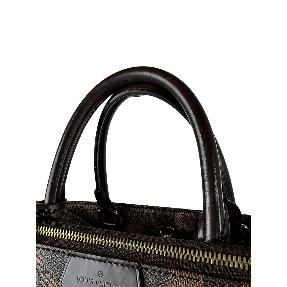 Louis Vuitton Damier Ebene Brompton — Brown
