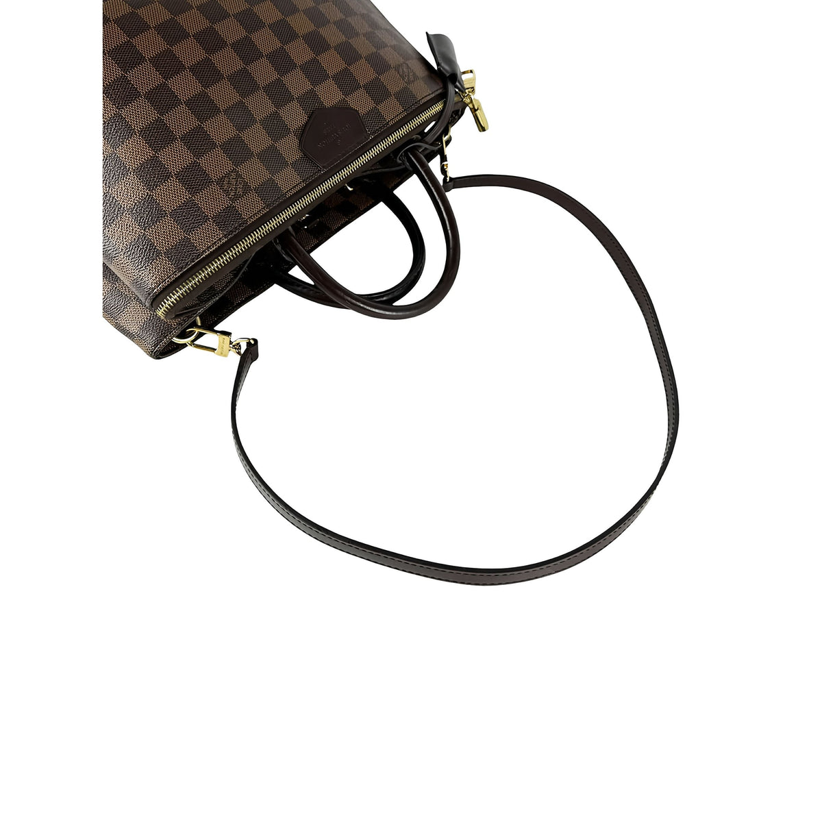 Louis Vuitton Damier Ebene Brompton — Brown