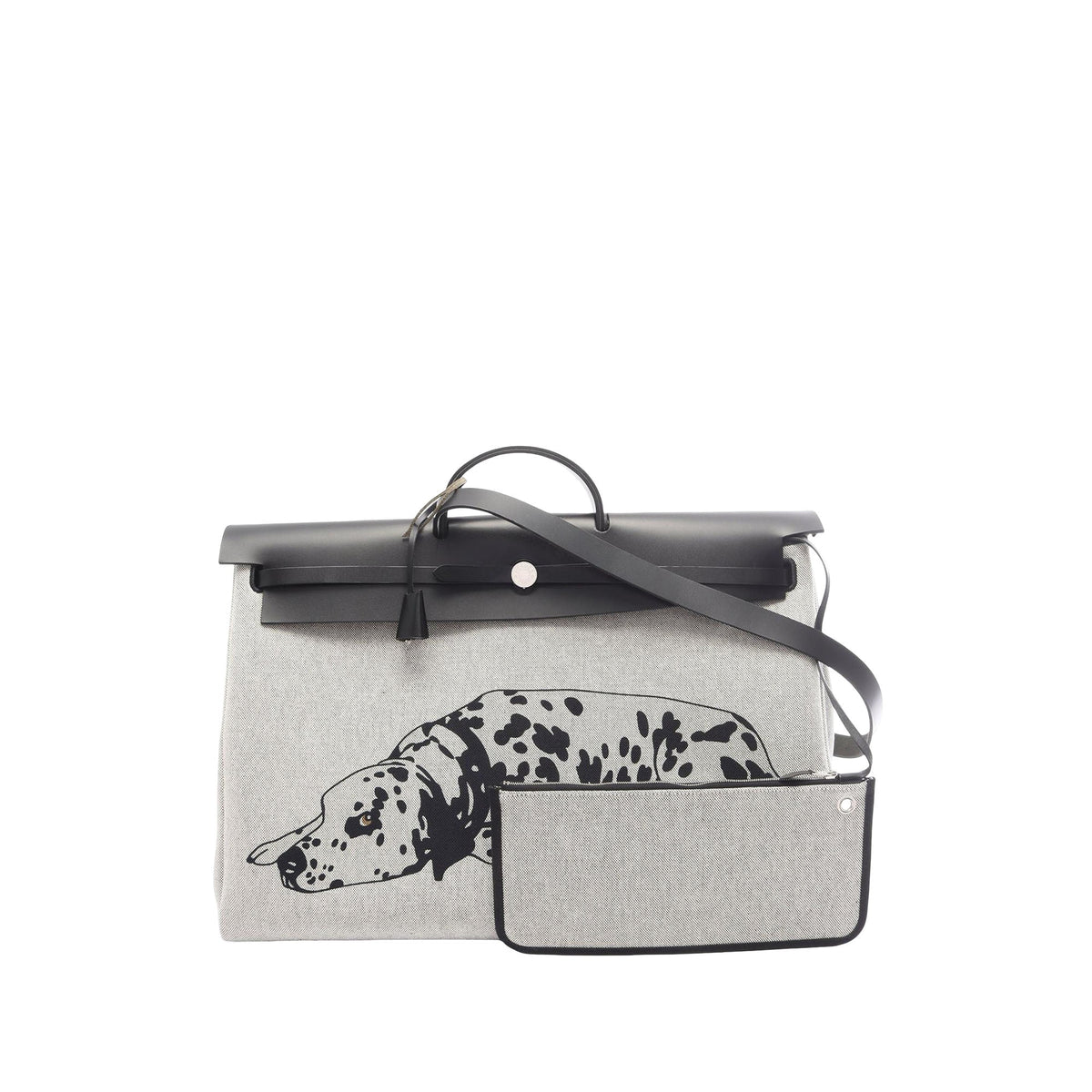 Hermès Toile and Vache Hunter Herbag Zip Cabine 50