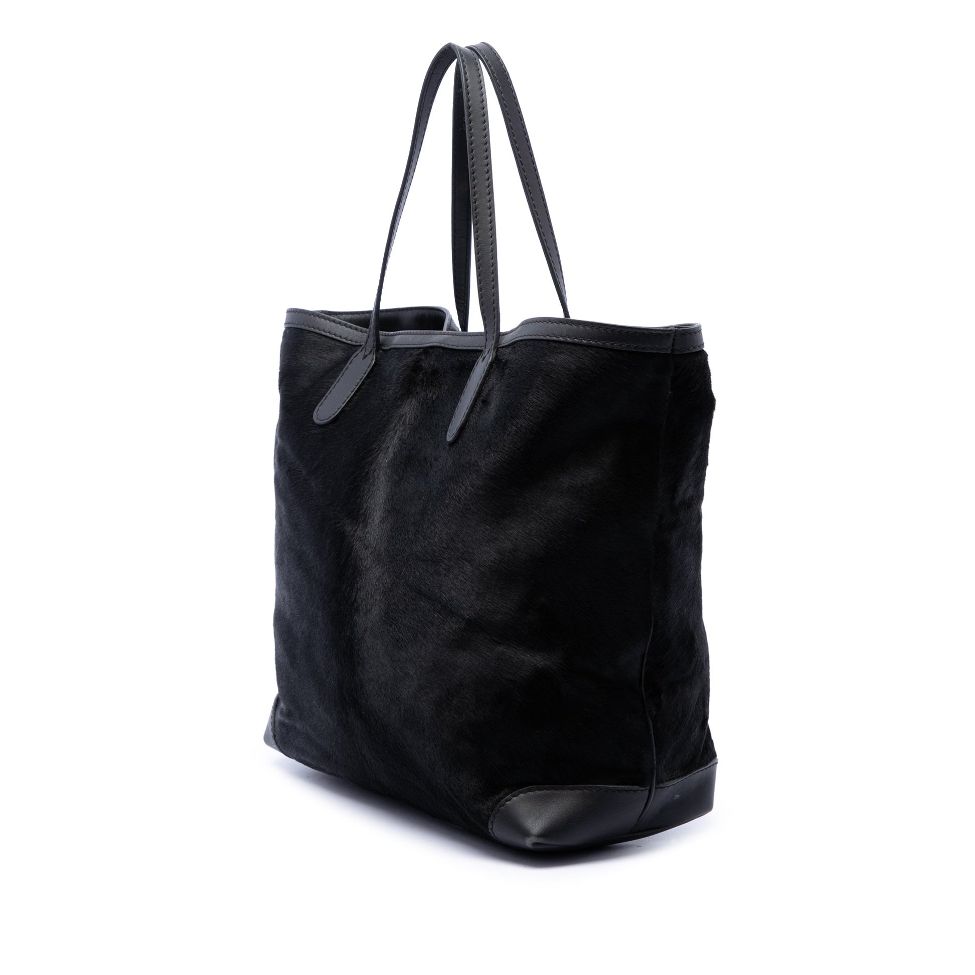 Gucci Pony Hair Stirrup Tote