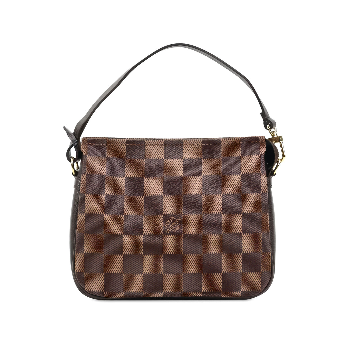 Louis Vuitton Damier Ebene Trousse Pochette — Brown