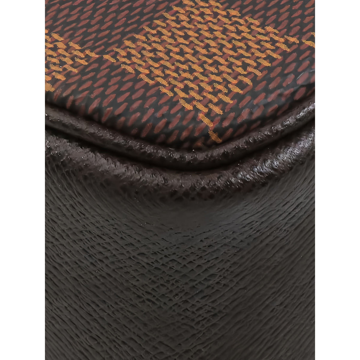 Louis Vuitton Damier Ebene Trousse Pochette — Brown