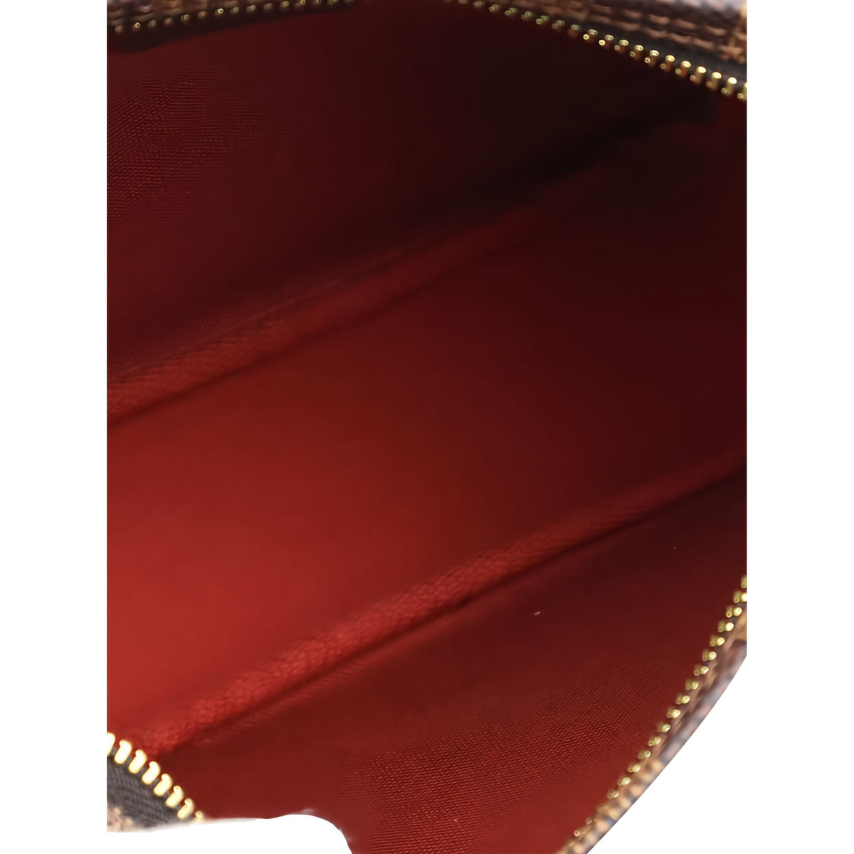 Louis Vuitton Damier Ebene Trousse Pochette — Brown