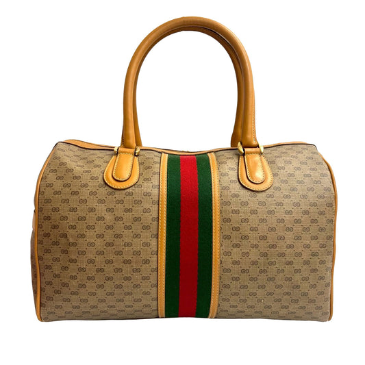 Gucci Micro GG Supreme Web Boston Bag