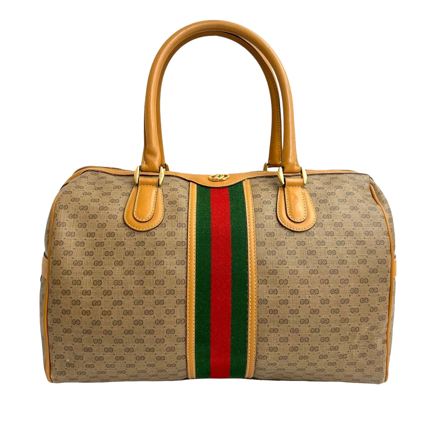 Gucci Micro GG Supreme Web Boston Bag