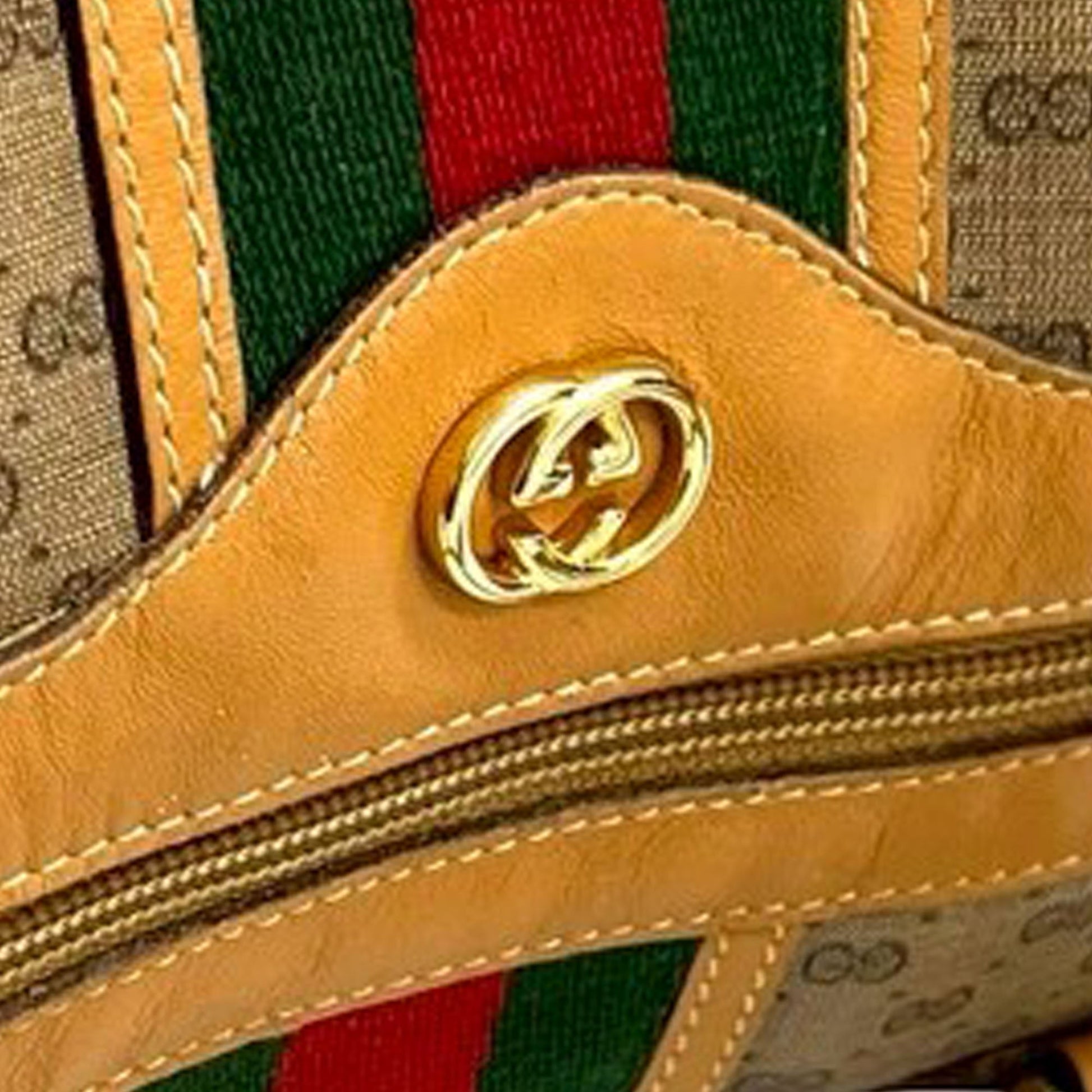 Gucci Micro GG Supreme Web Boston Bag