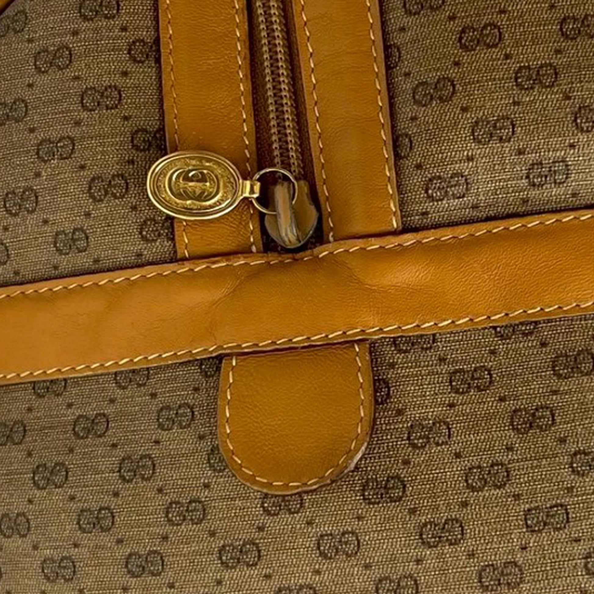 Gucci Micro GG Supreme Web Boston Bag