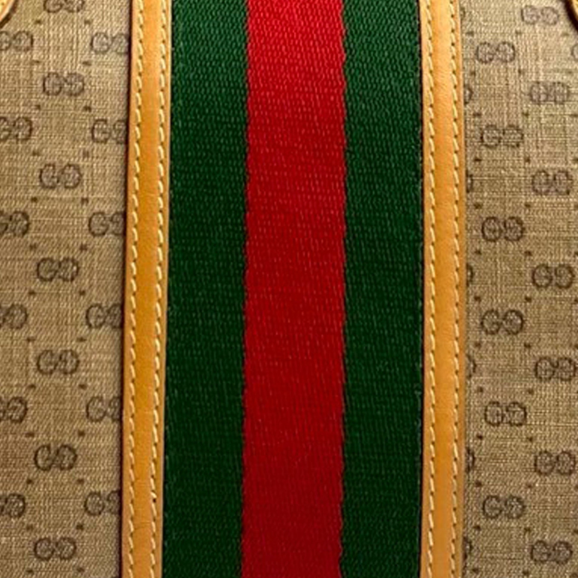 Gucci Micro GG Supreme Web Boston Bag