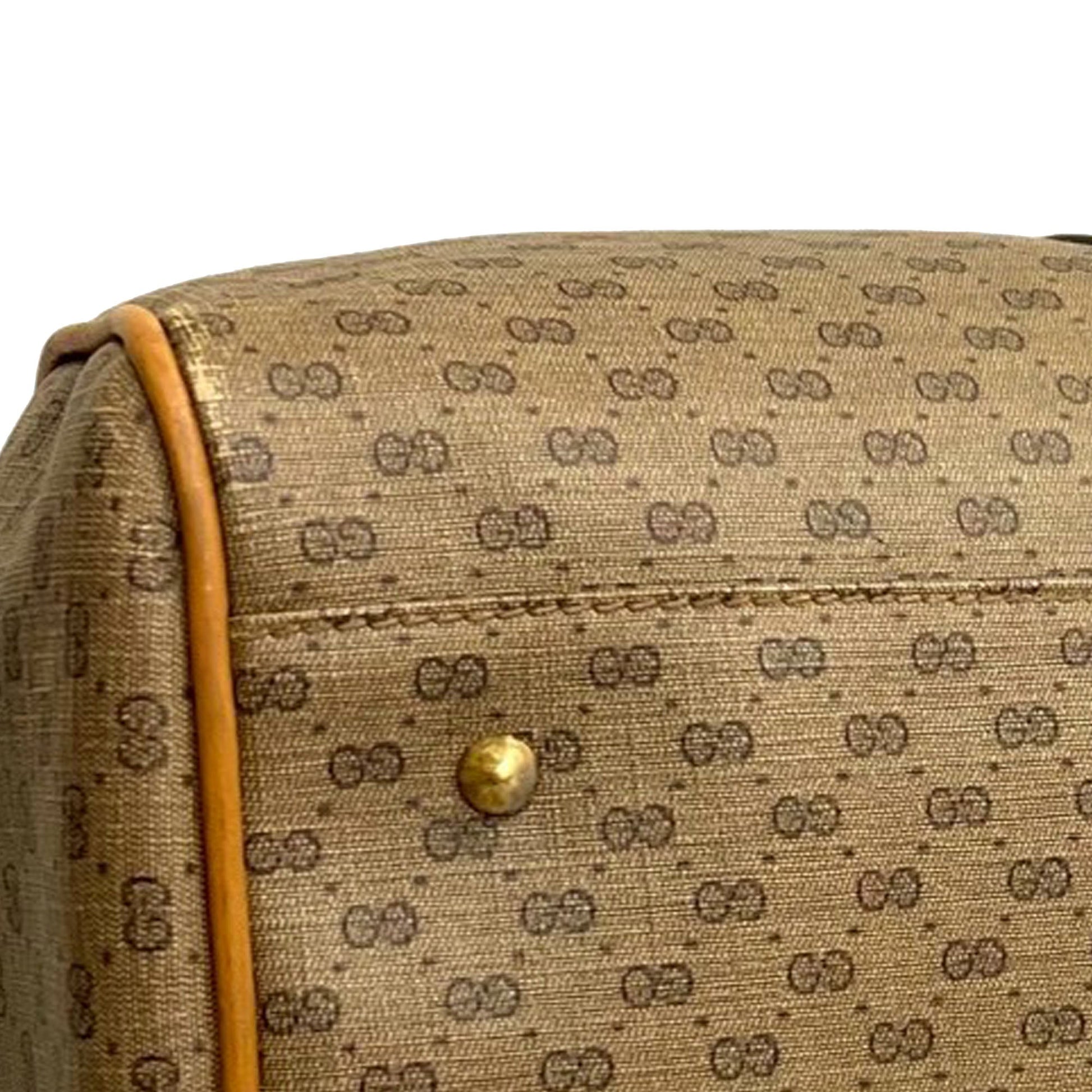 Gucci Micro GG Supreme Web Boston Bag