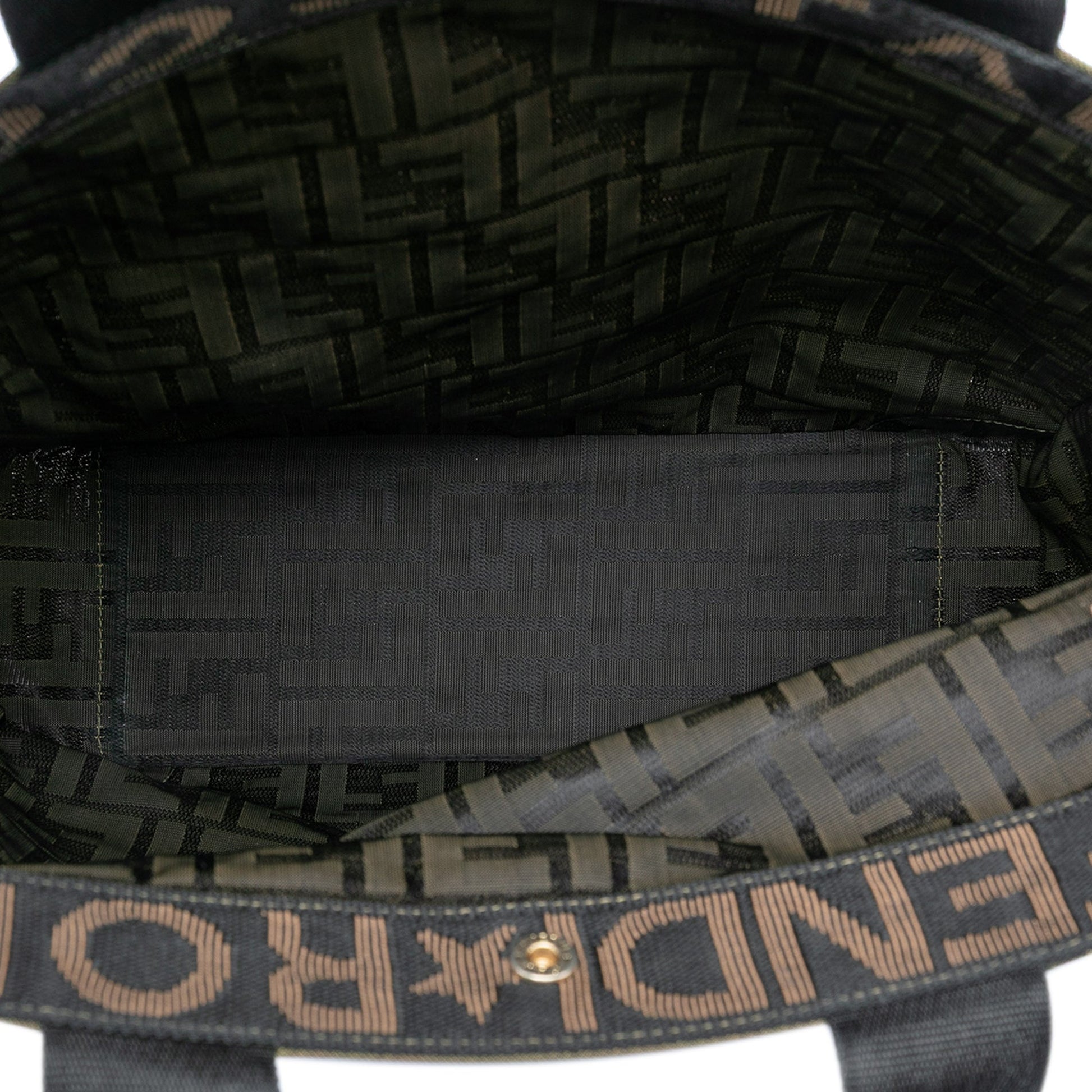 Fendi Zucca Canvas Shopping Tote