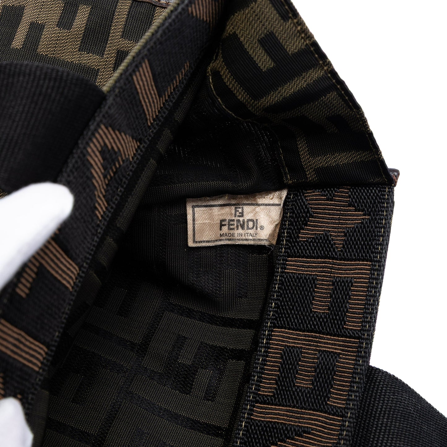 Fendi Zucca Canvas Shopping Tote