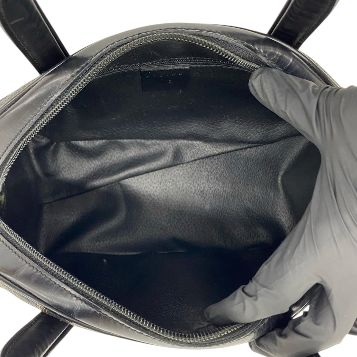 Celine Macadam Coated Canvas Handbag