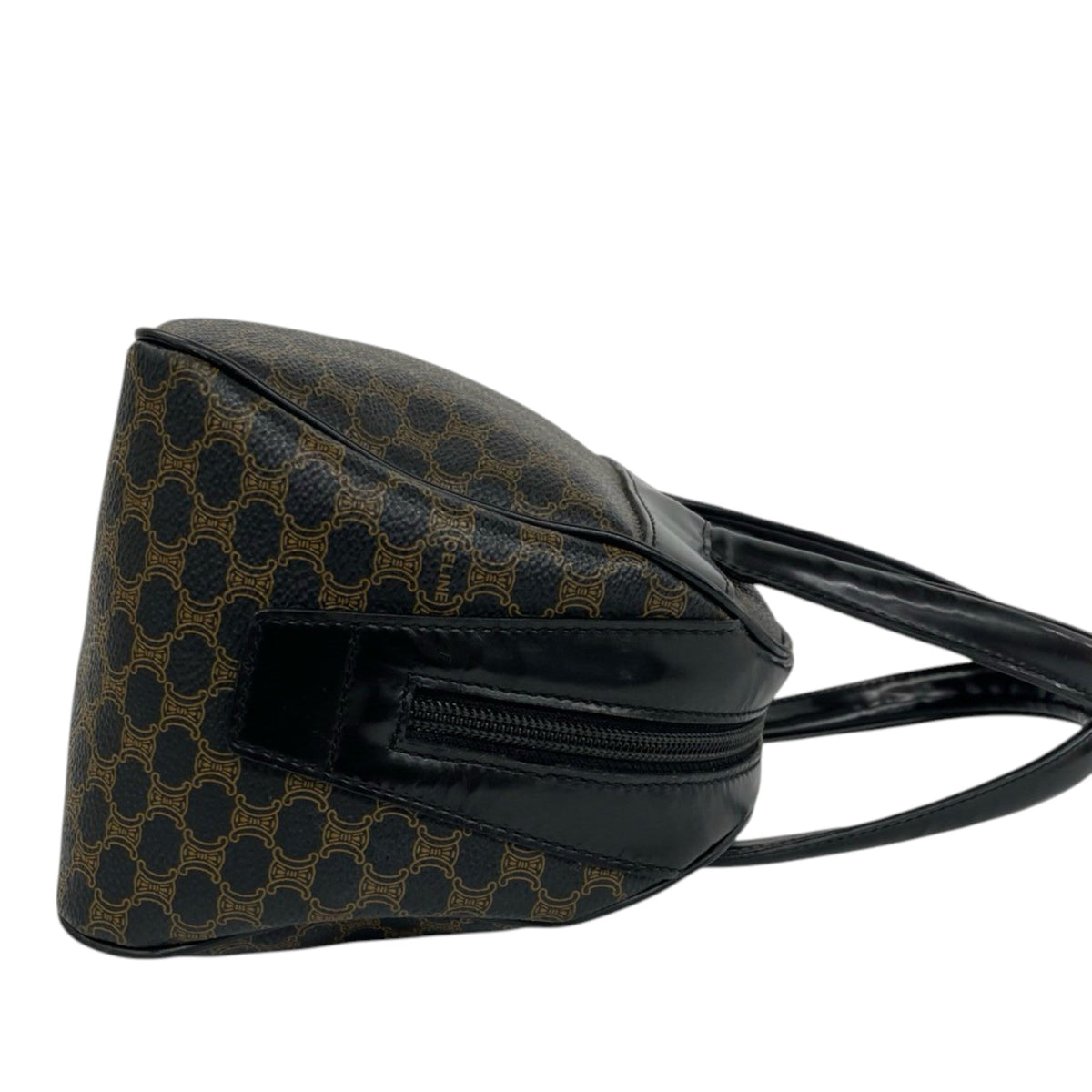 Celine Macadam Coated Canvas Handbag