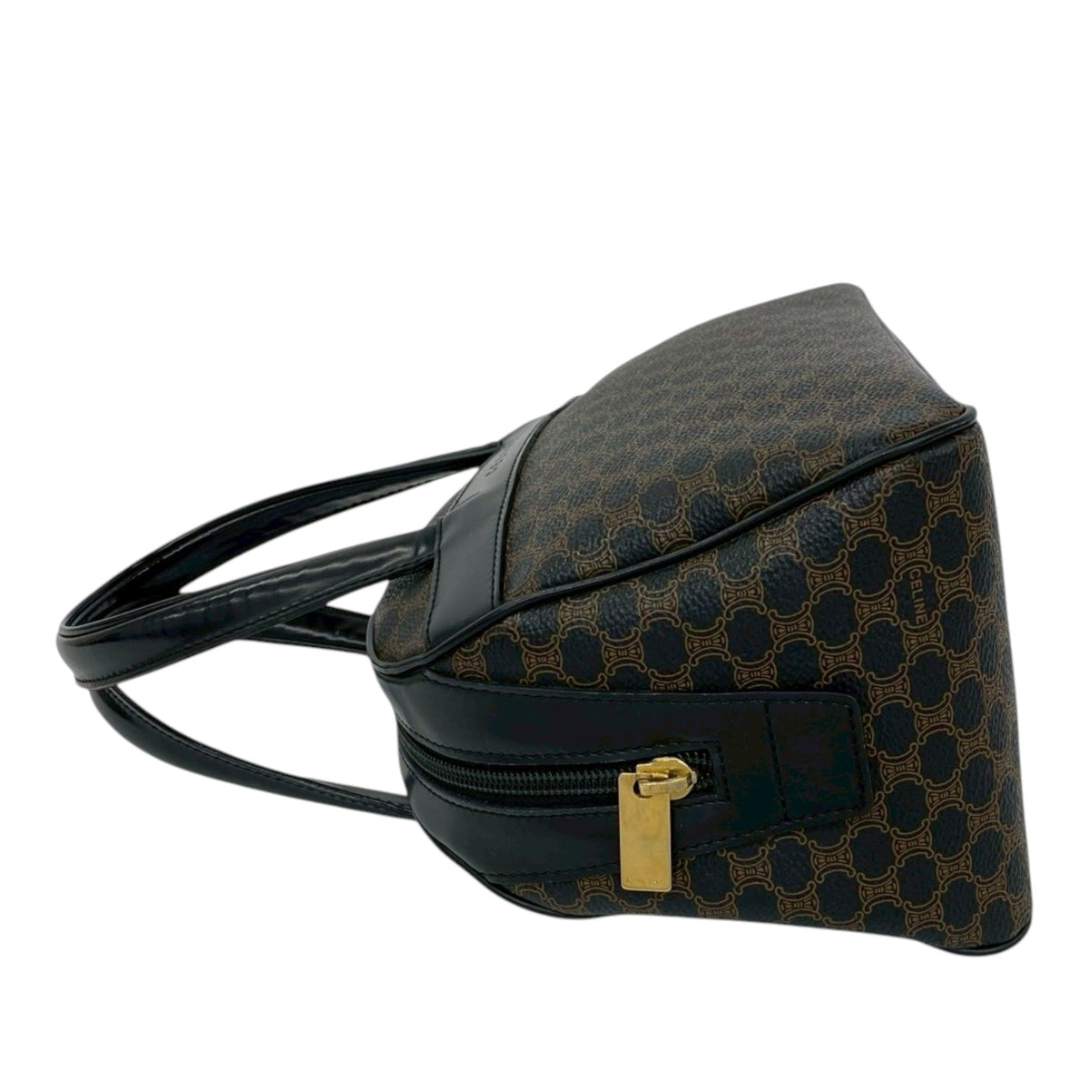 Celine Macadam Coated Canvas Handbag