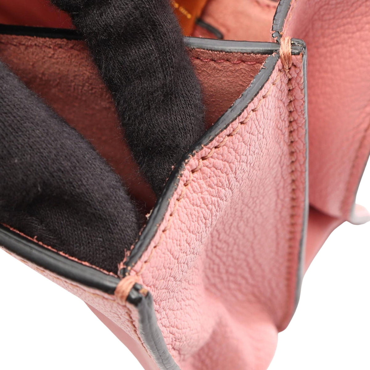 Miu Miu Goatskin Madras Crossbody — Pink