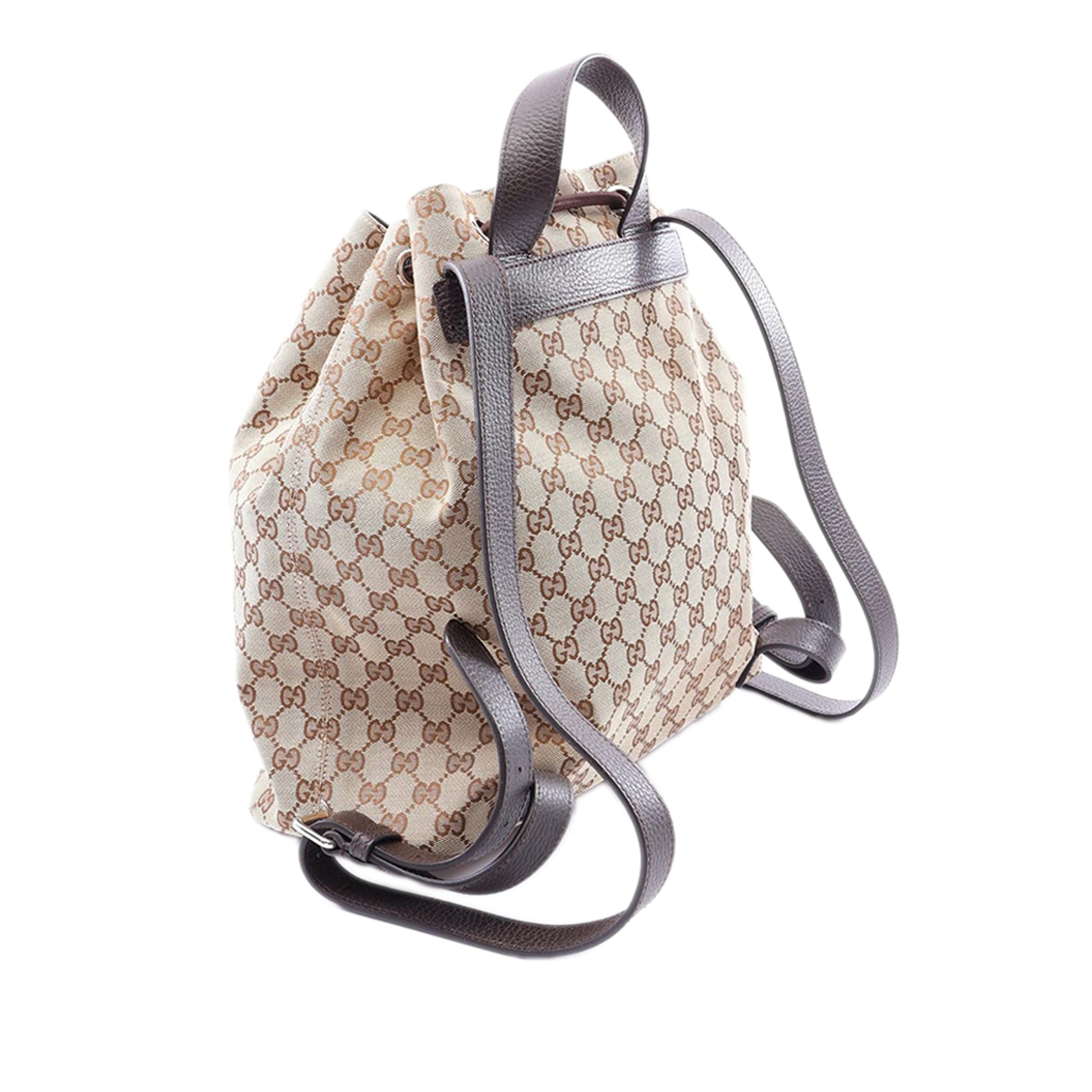 Gucci GG Canvas Drawstring Backpack