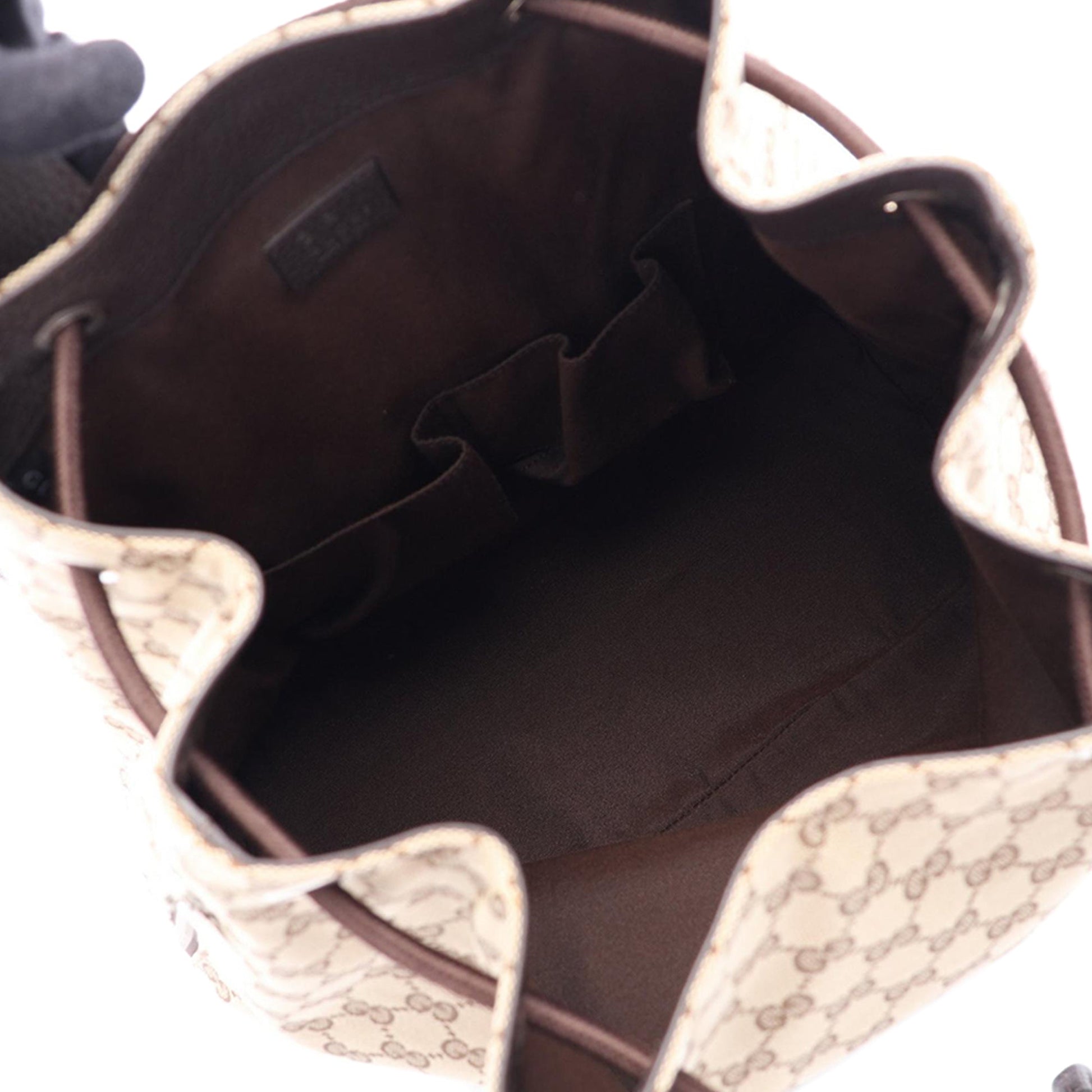 Gucci GG Canvas Drawstring Backpack