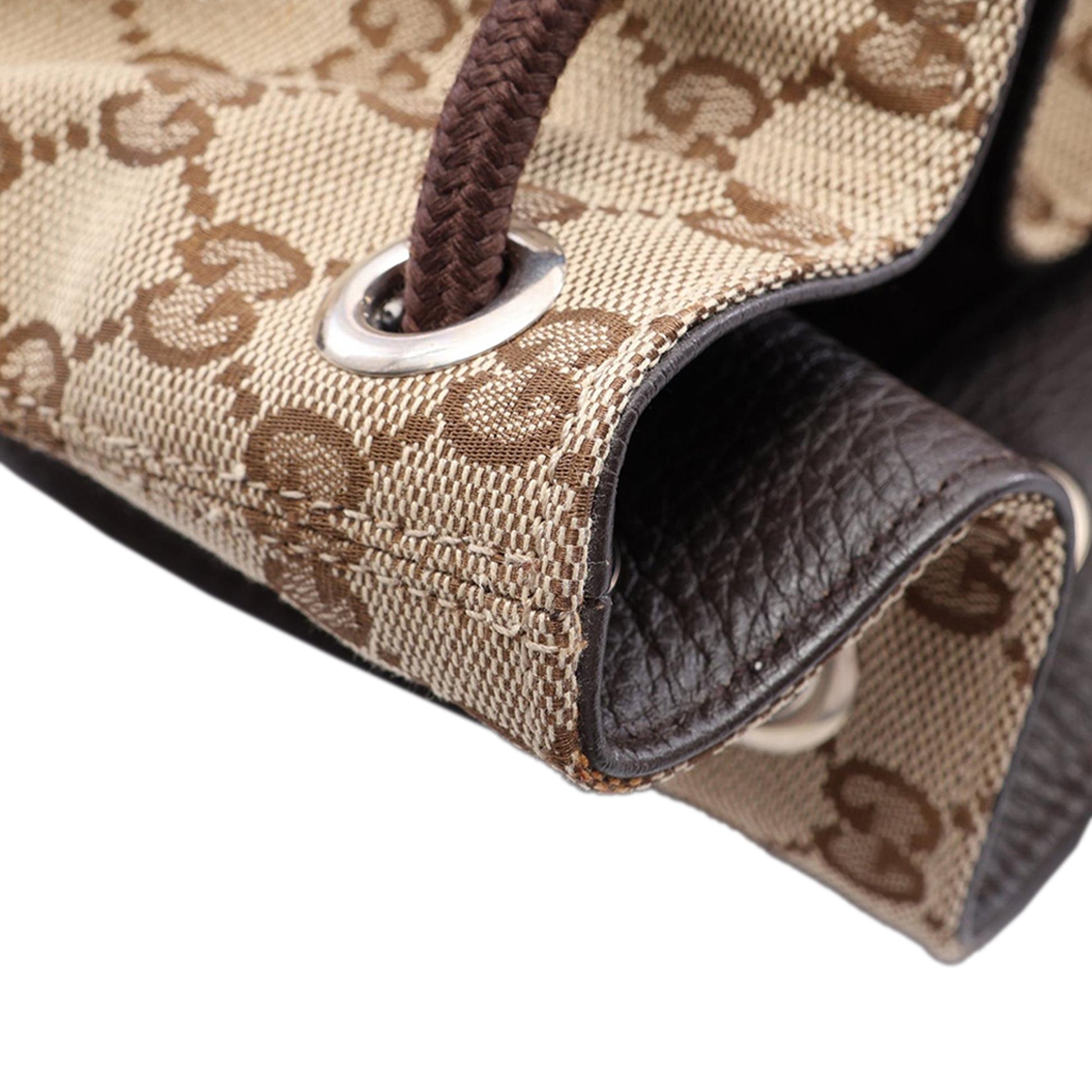 Gucci GG Canvas Drawstring Backpack