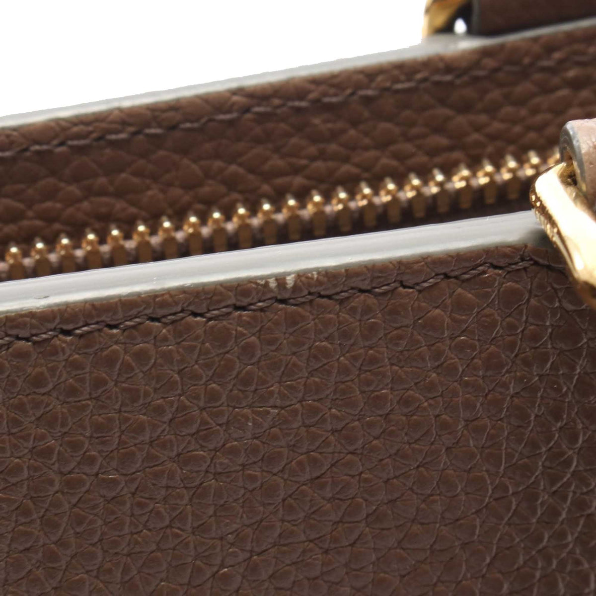 Celine Medium Grained Calfskin Cabas de France Satchel
