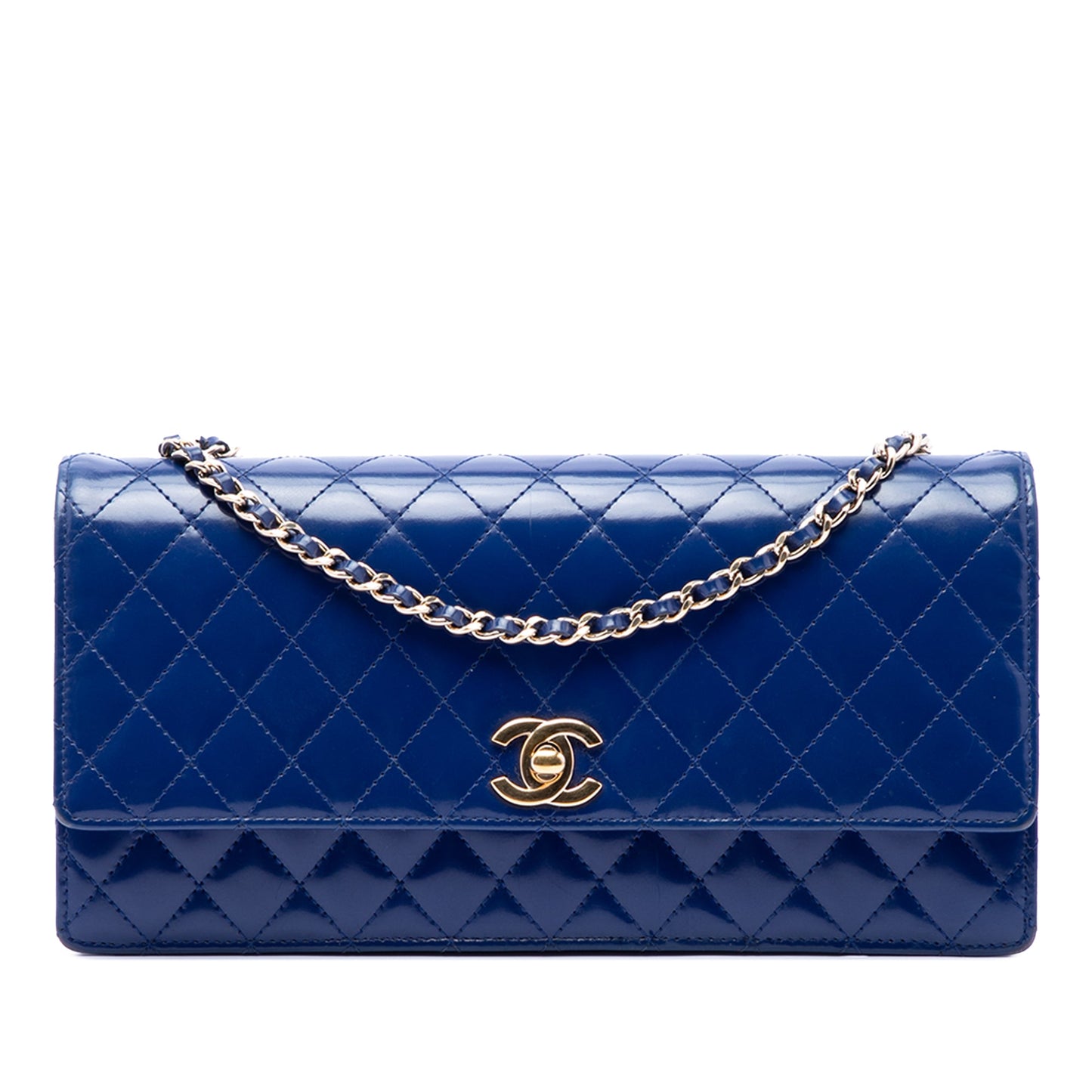 Chanel CC Quilted Lambskin Long Flap