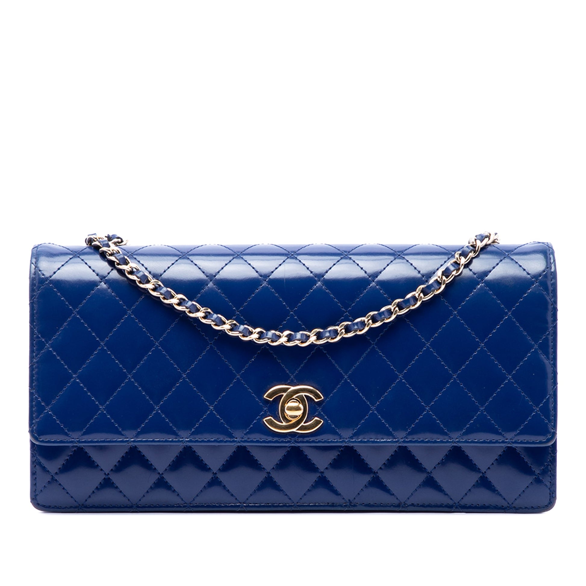 Chanel CC Quilted Lambskin Long Flap