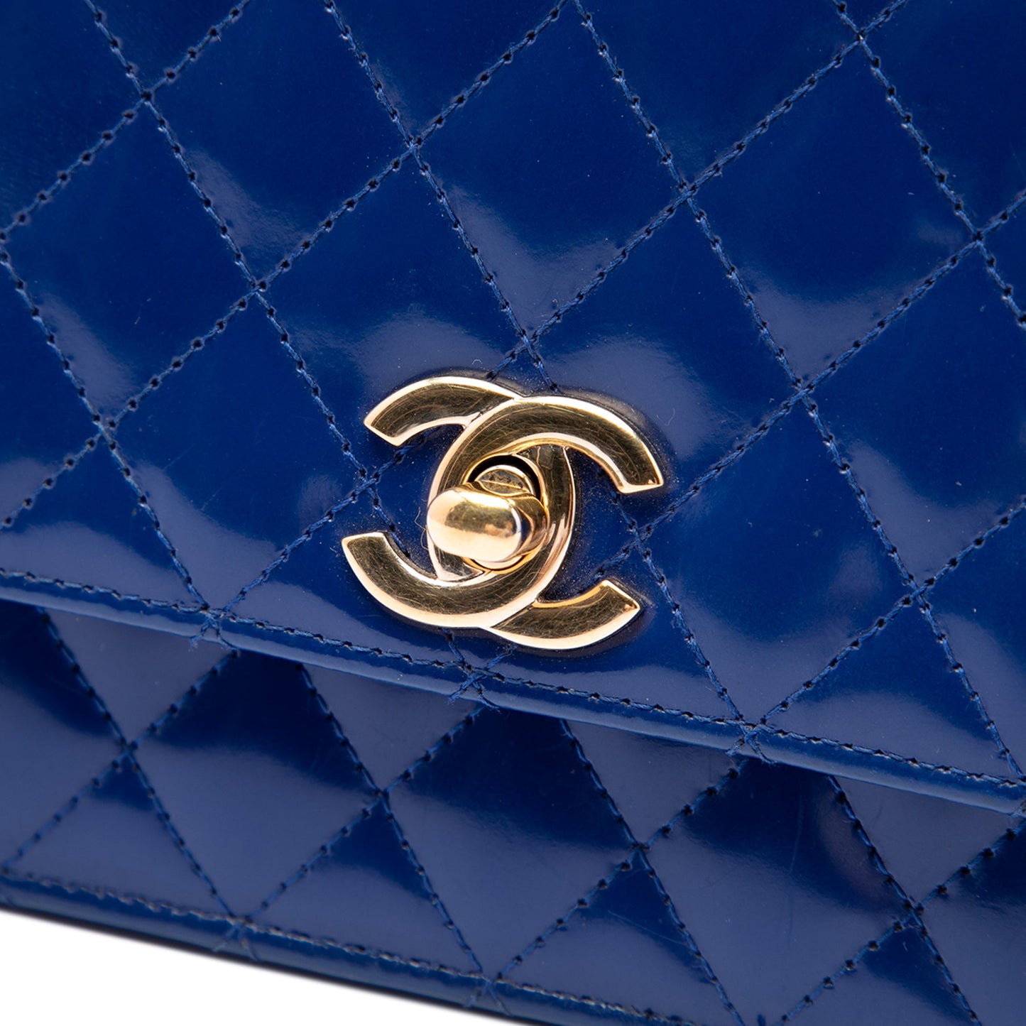 Chanel CC Quilted Lambskin Long Flap