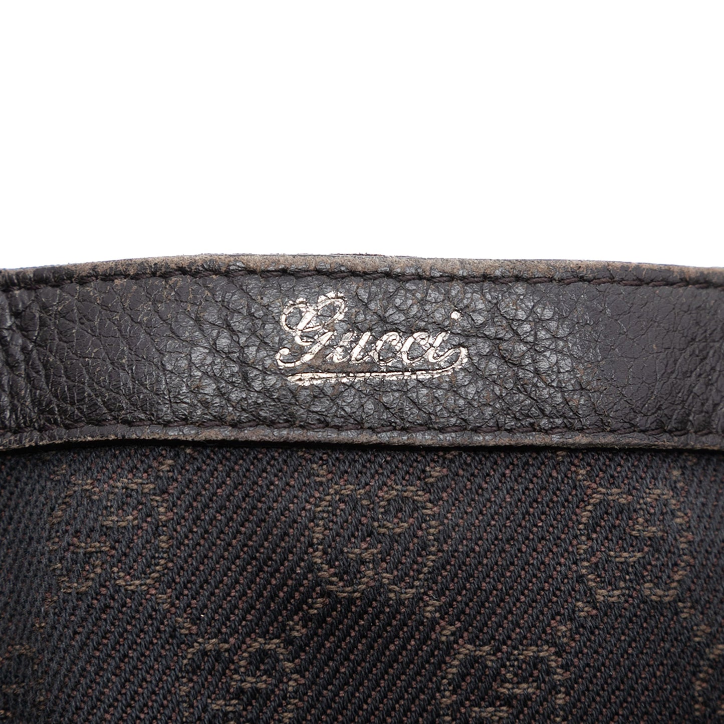 Gucci GG Denim Abbey D Ring Satchel