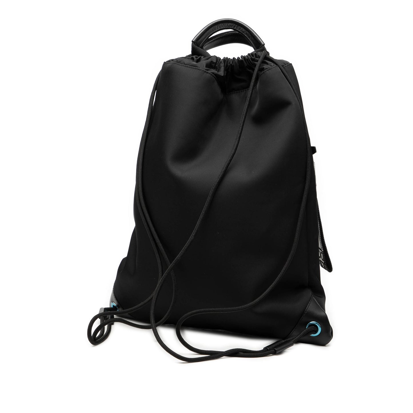 Dolce & Gabbana Nylon Logo Drawstring Backpack