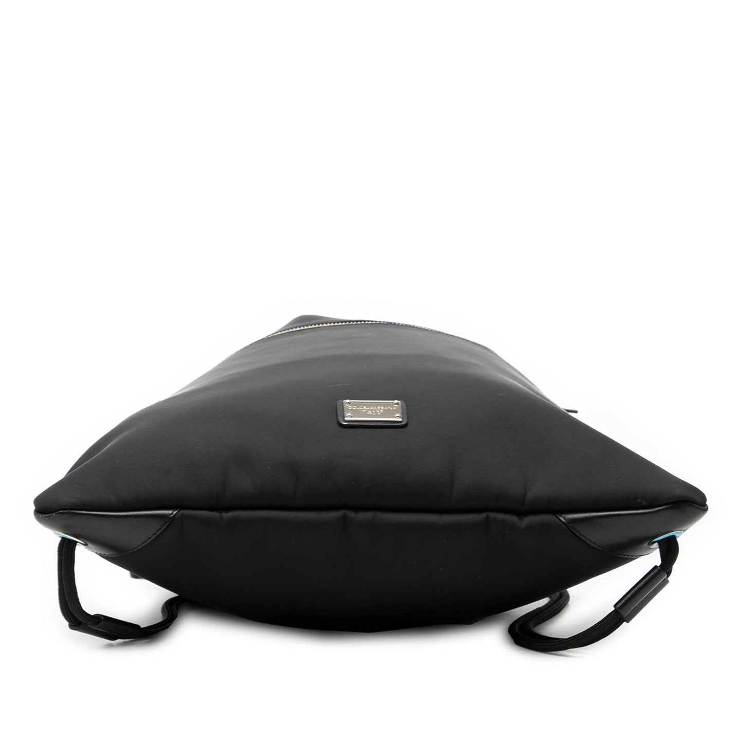 Dolce & Gabbana Nylon Logo Drawstring Backpack