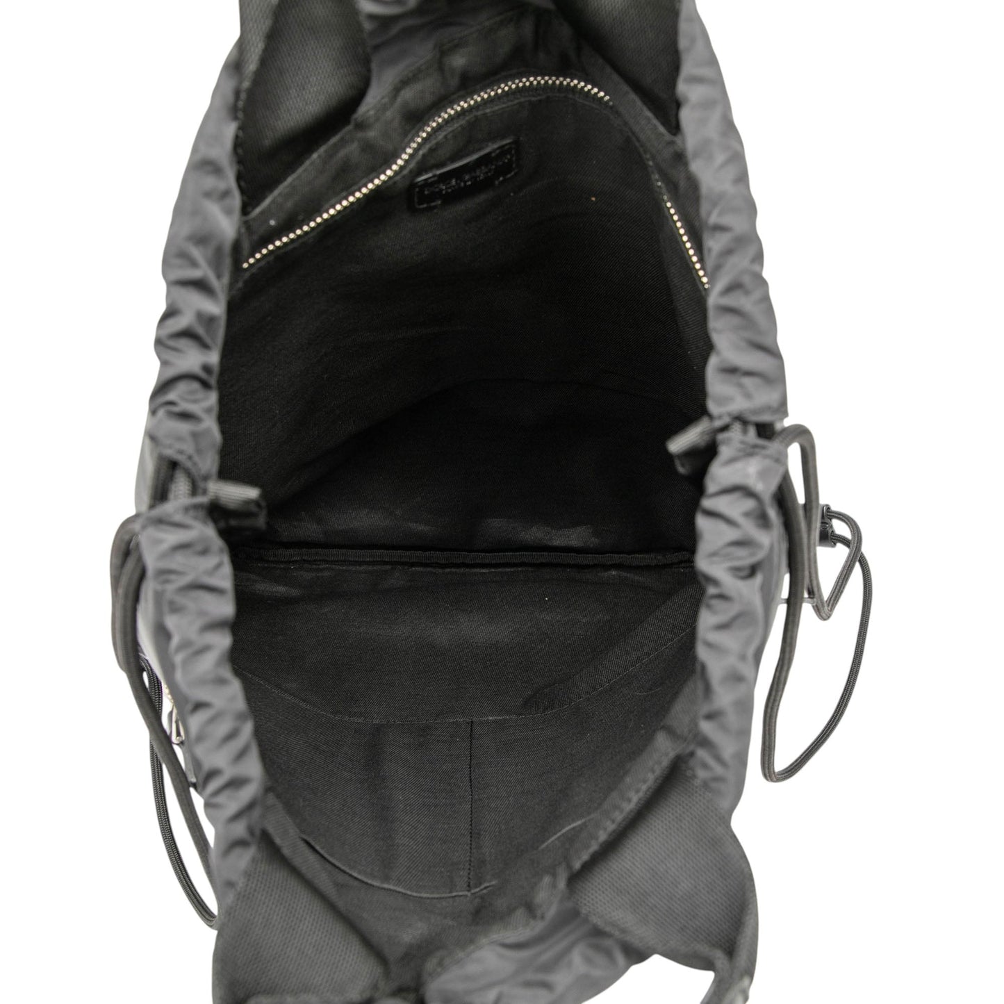 Dolce & Gabbana Nylon Logo Drawstring Backpack