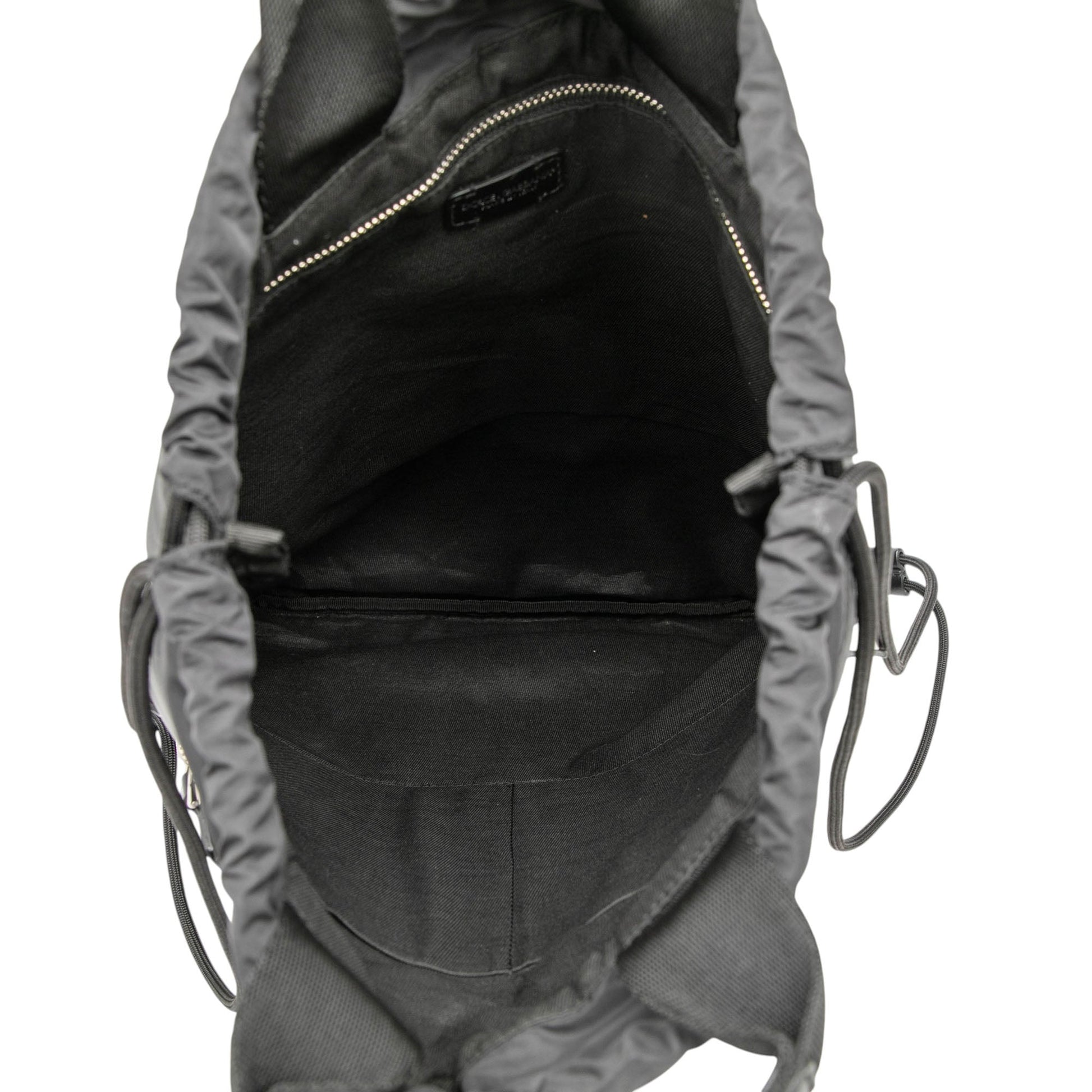 Dolce & Gabbana Nylon Logo Drawstring Backpack