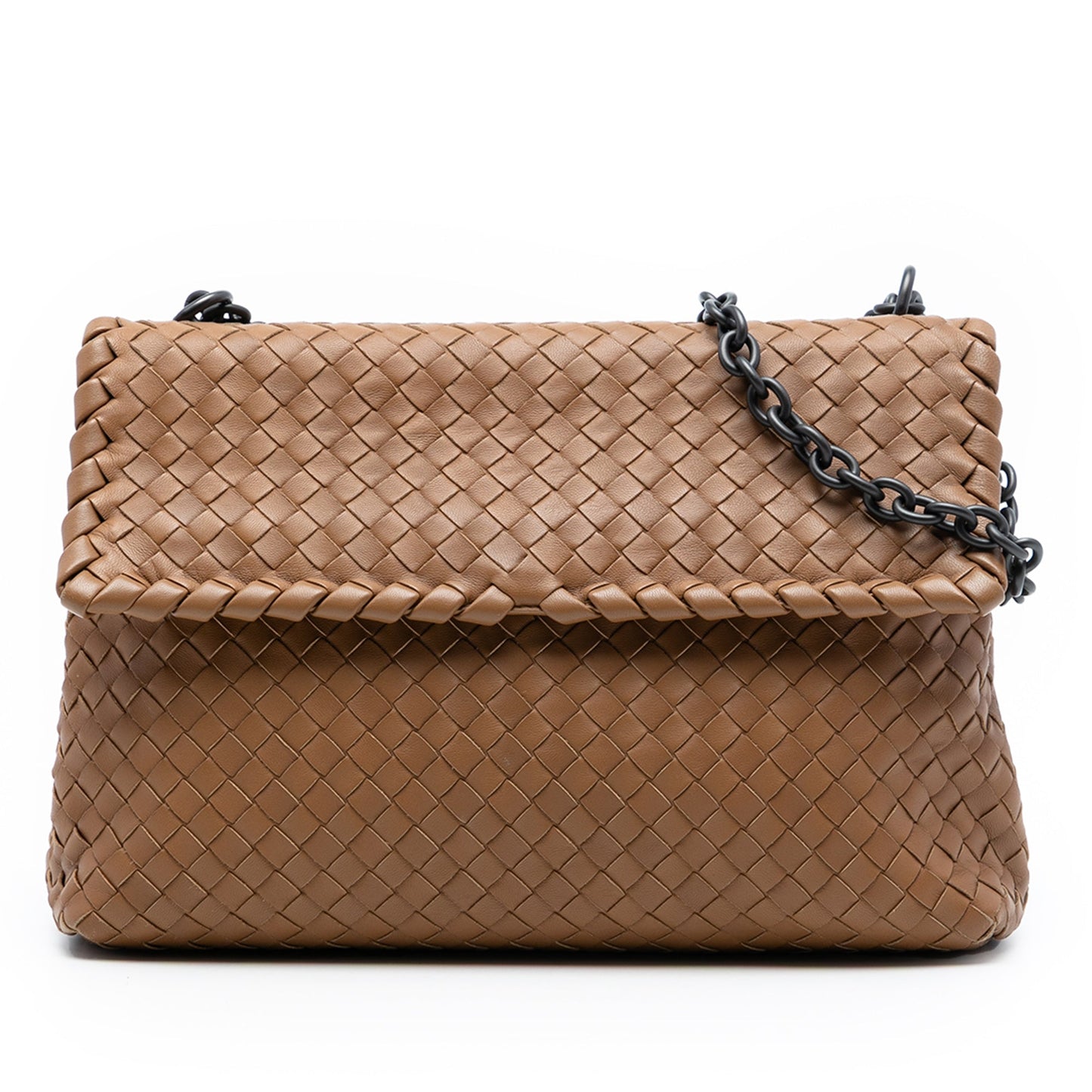 Bottega Veneta Medium Nappa Intrecciato Olimpia Shoulder Bag