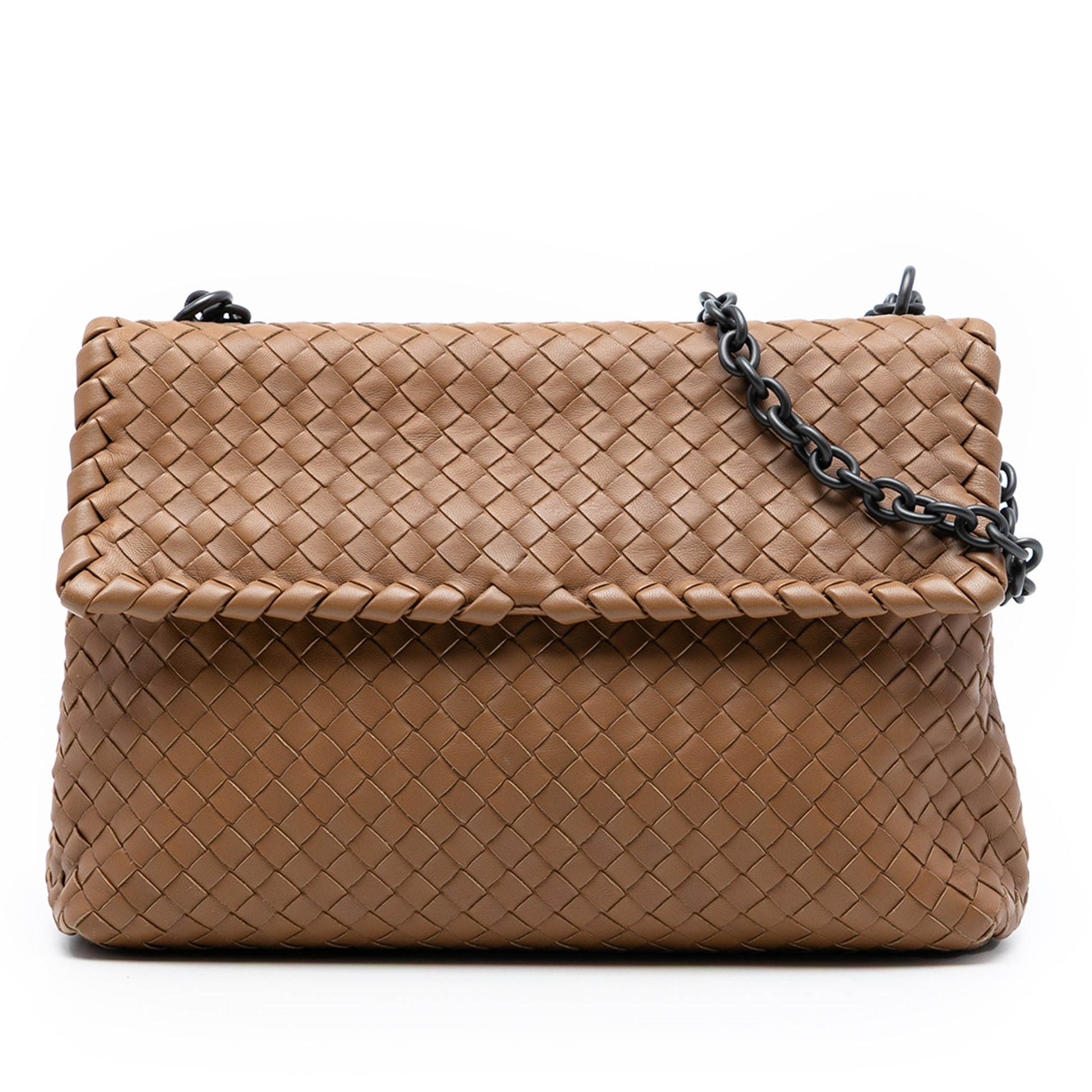 Bottega Veneta Medium Nappa Intrecciato Olimpia Shoulder Bag