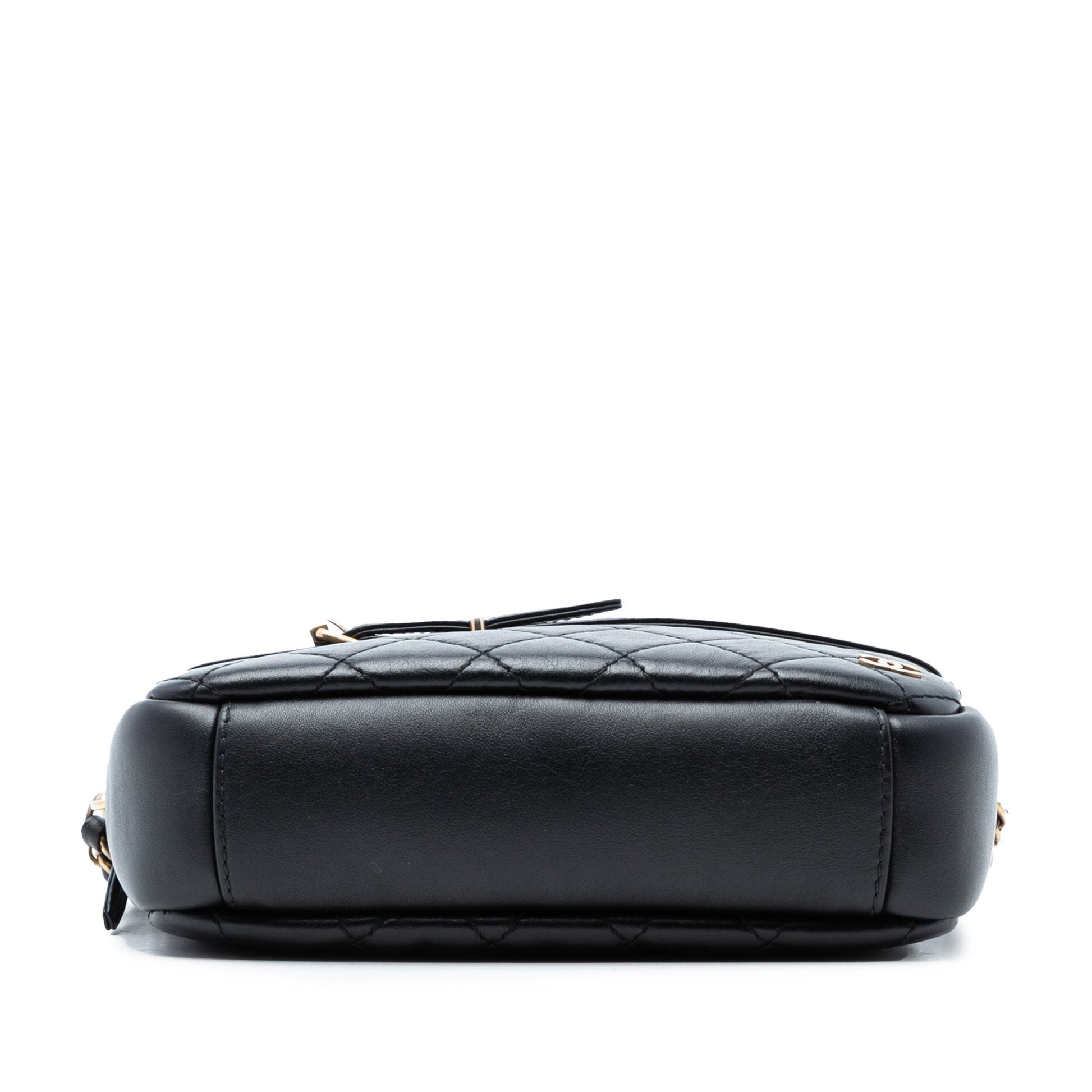 Chanel Small Quilted Lambskin Buckle Camera Bag